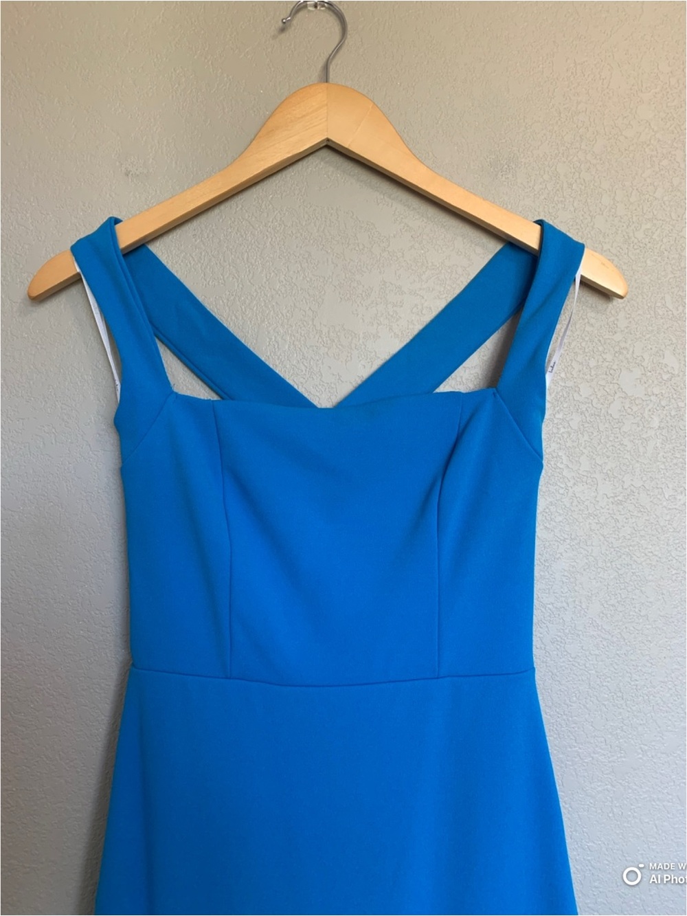 Lulus Small Glamorous Dedication Blue Sleeveless Column Maxi Dress NWT - Picture 4 of 14